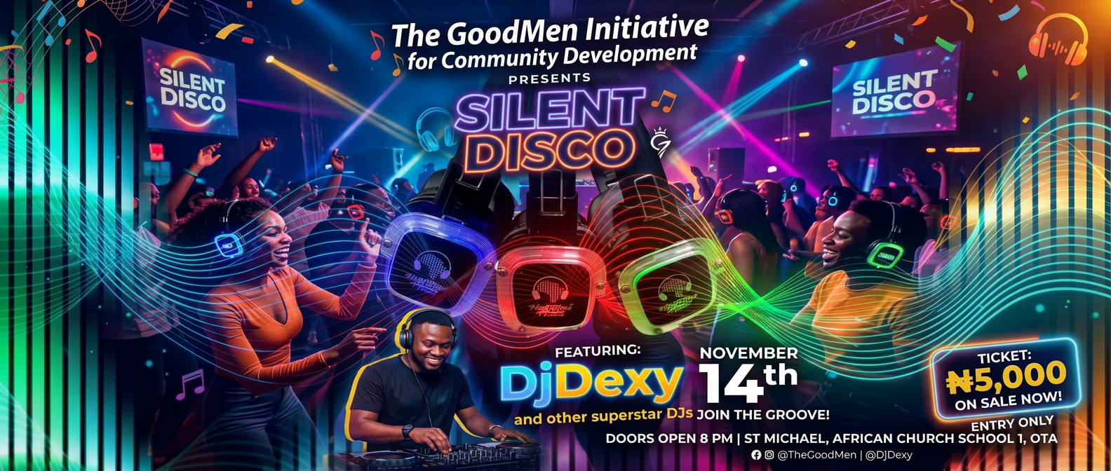 Silent Disco event flyer